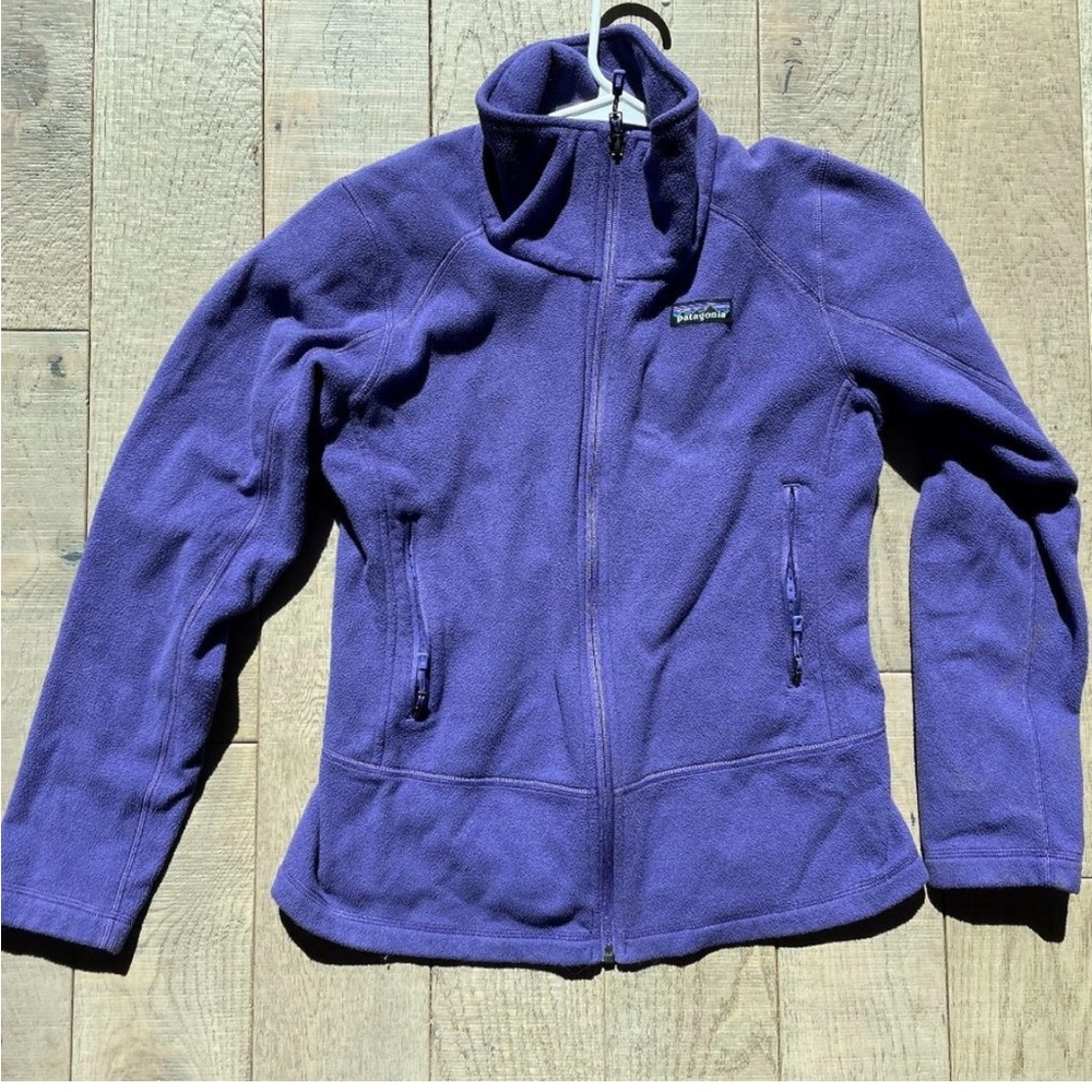 Patagonia Purple Fleece Jacket Women Size Small
